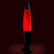 Molnig LED-lampa / Lavalampa - Färgskiftande - 37 cm