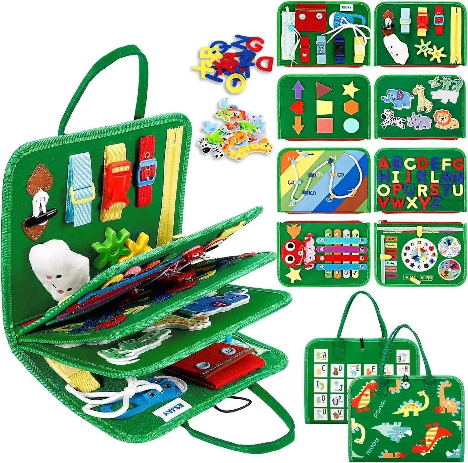 Montessori Aktivitetsbok för Barn – 8 sidor