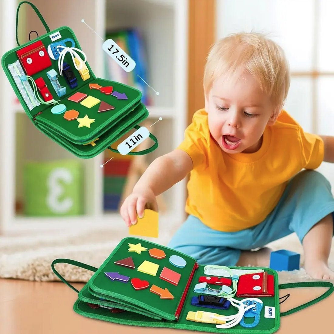 Montessori Aktivitetsbok för Barn – 8 sidor