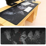 Musmatta Stor - Gaming - 70x30cm - Världskarta