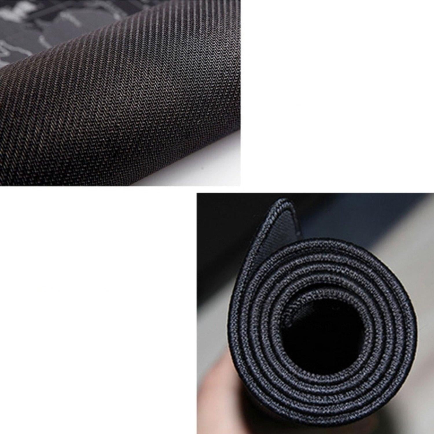 Musmatta Stor - Gaming - 80x30cm - Världskarta