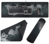Musmatta Stor - Gaming - 90x30cm - Världskarta
