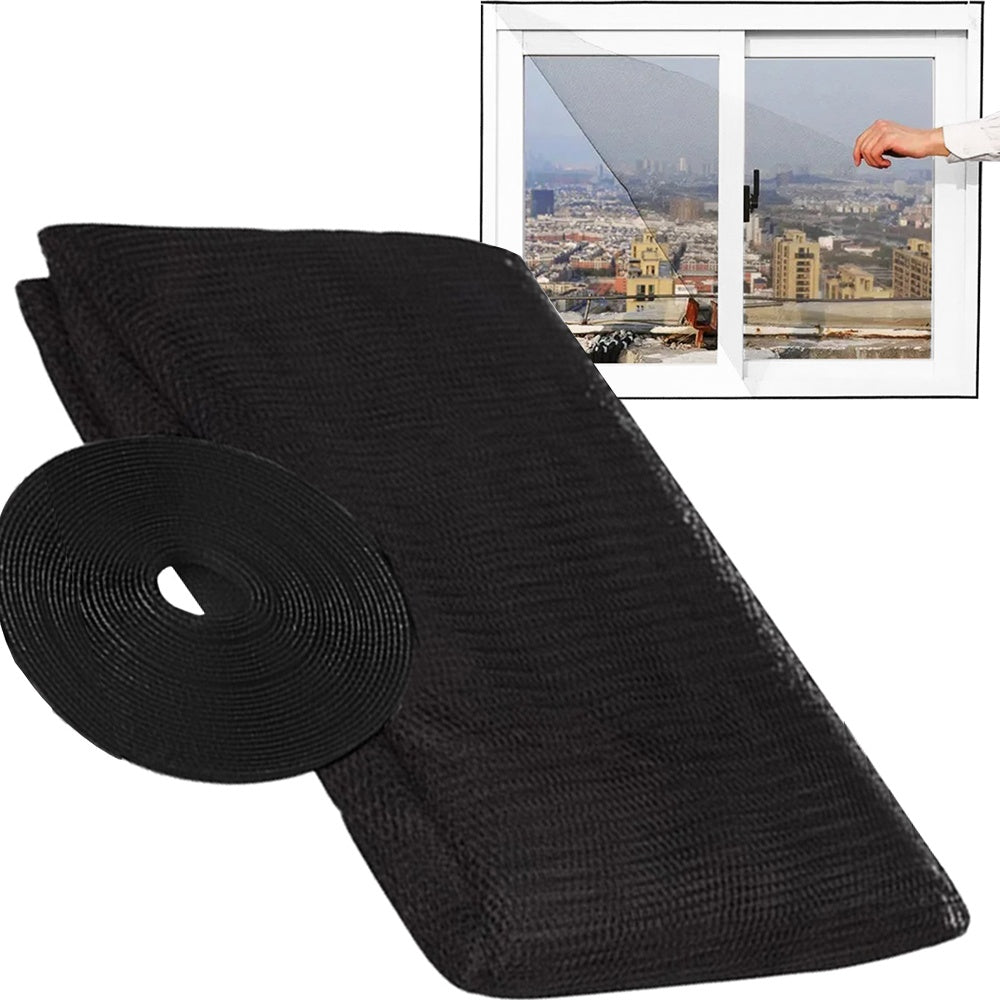 Myggnät för Fönster – Klippbart 180 x 150 cm