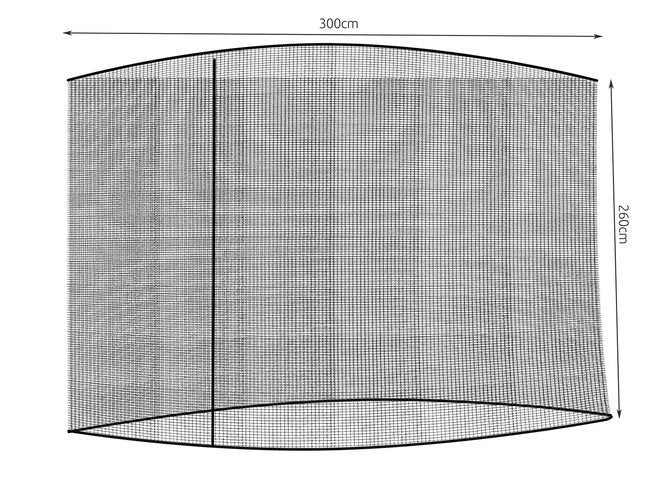 Myggnät för Parasoll - 3m