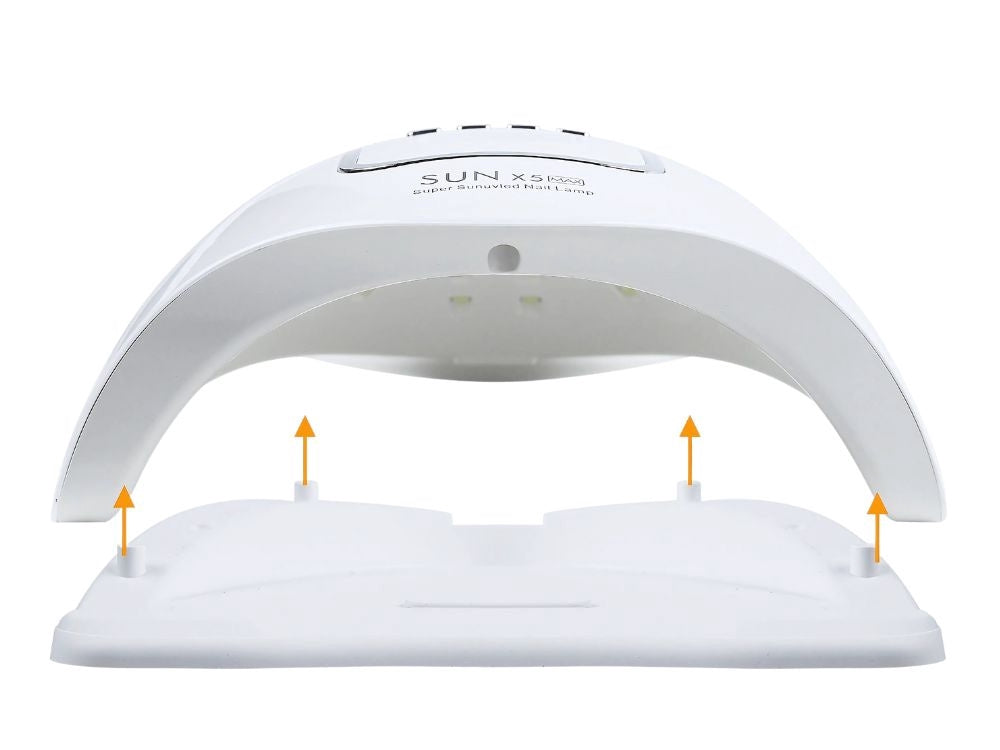 Nagellampa UV/LED 150 W - 46 Dioder med Timer och Display