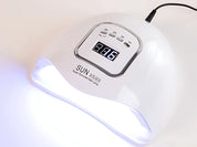 Nagellampa UV/LED 150 W - 46 Dioder med Timer och Display