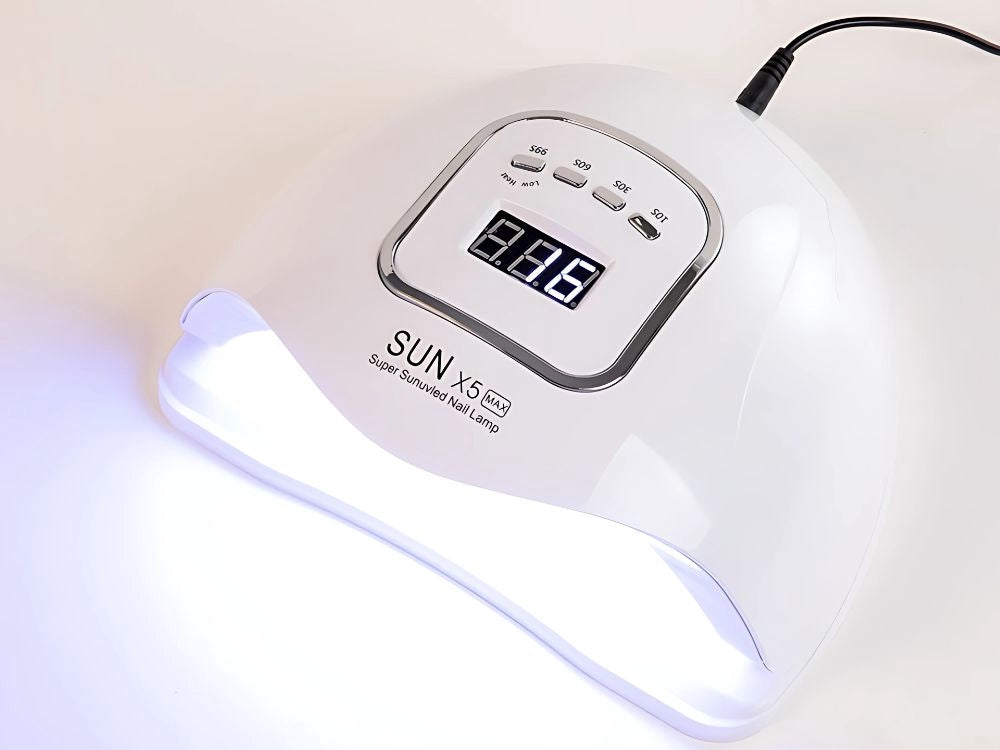 Nagellampa UV/LED 150 W - 46 Dioder med Timer och Display