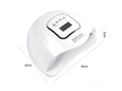 Nagellampa UV/LED 150 W - 46 Dioder med Timer och Display