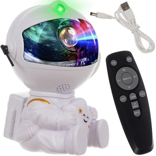 Nattlampa - Stjärnprojektor med LED-lampa - Astronaut