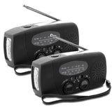 Nödradio med Solcellsladdare & Powerbank