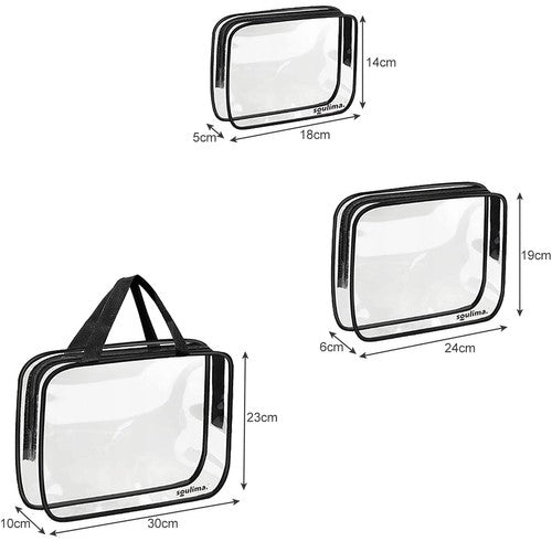 Necessär för Resa – 3-Pack
