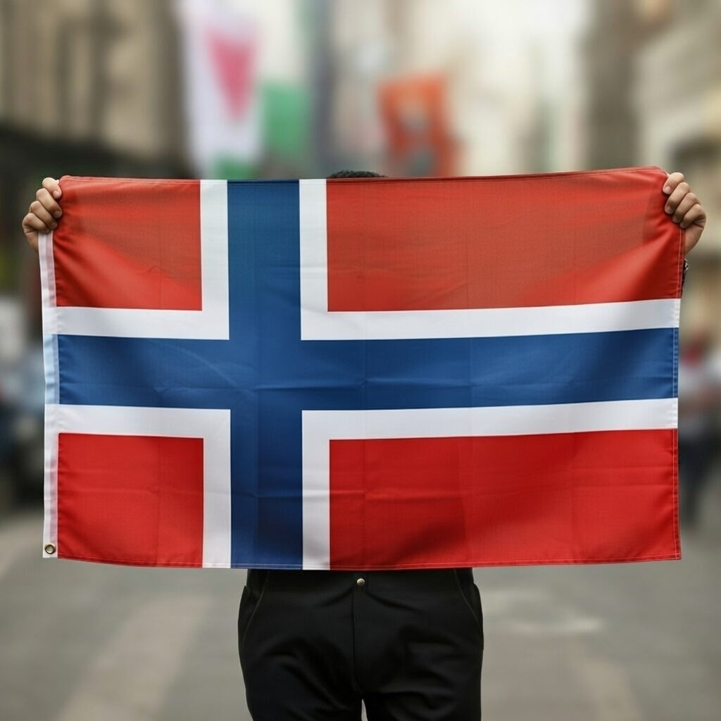Norge Flagga - 150 x 90 cm