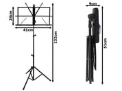 Notställ / Ställ för Notbok - Hopfällbar med Väska - 130cm