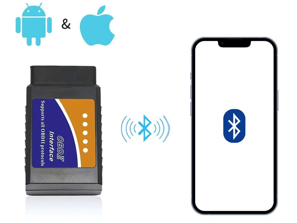 OBD2 Bluetooth-scanner - ELM327 diagnosverktyg
