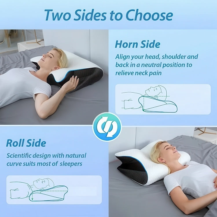 Ortopedisk Kudde / Memory Foam Huvudkudde – Andas & Lindrar Nacksmärta