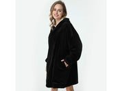 Oversized Hoodie med Luva - Filt