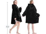 Oversized Hoodie med Luva - Filt