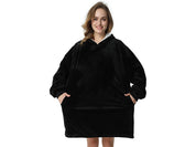 Oversized Hoodie med Luva - Filt