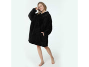 Oversized Hoodie med Luva - Filt