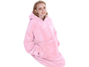 Oversized Hoodie med Luva - Filt
