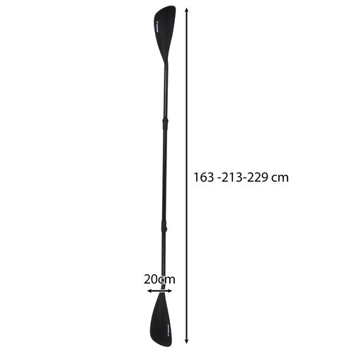 Paddel till SUP - Hopfällbar / Teleskopisk - 163-229 cm