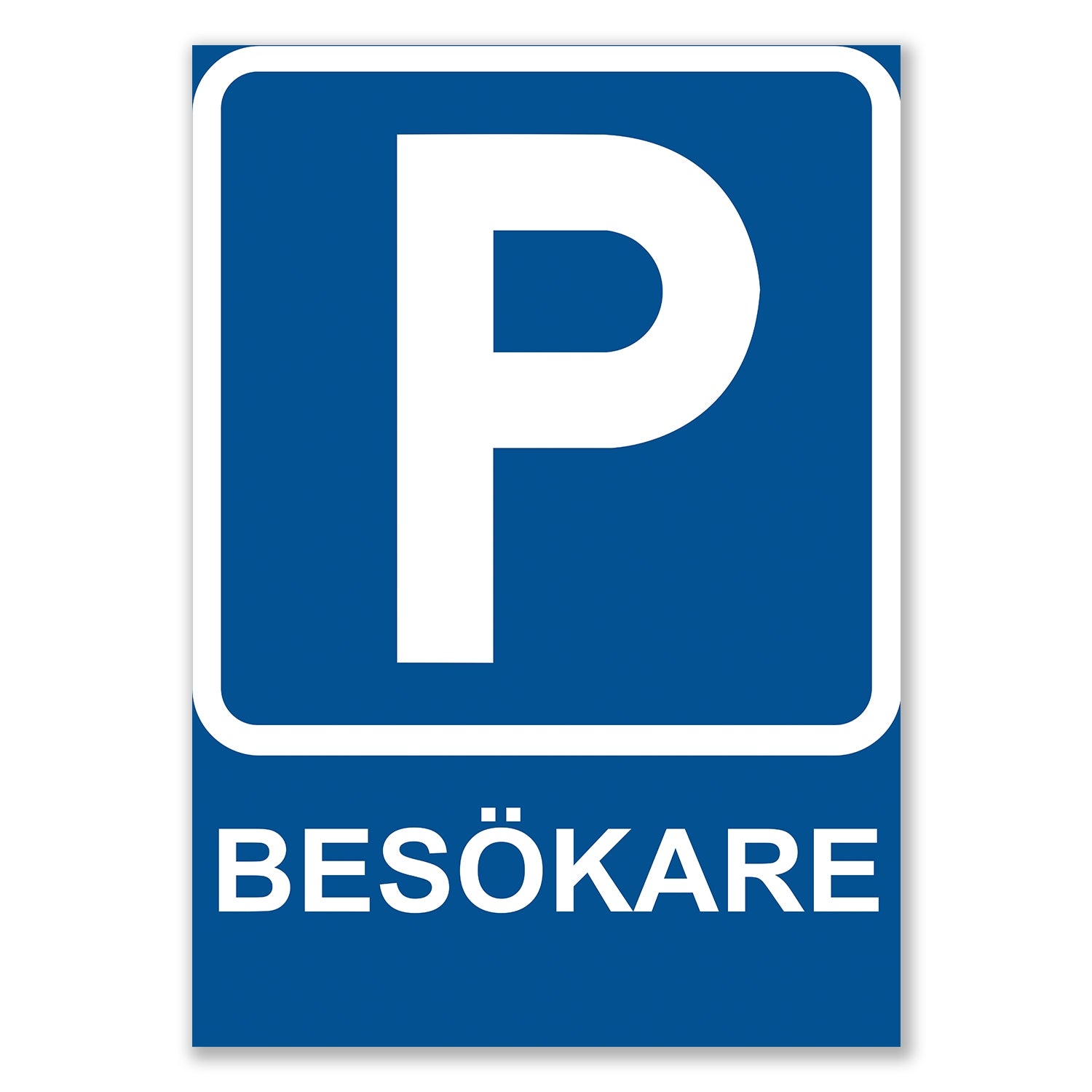 Parkeringsskylt / Varningsskylt Parkering / Trafikskylt - Skylt