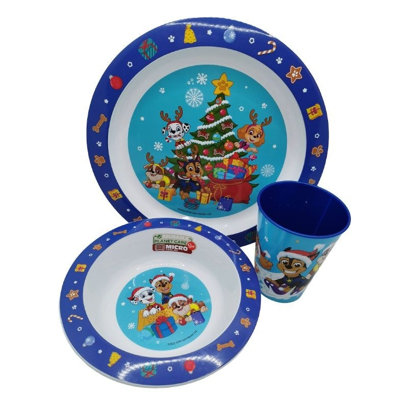 Paw Patrol Julbordservis – 3 delar