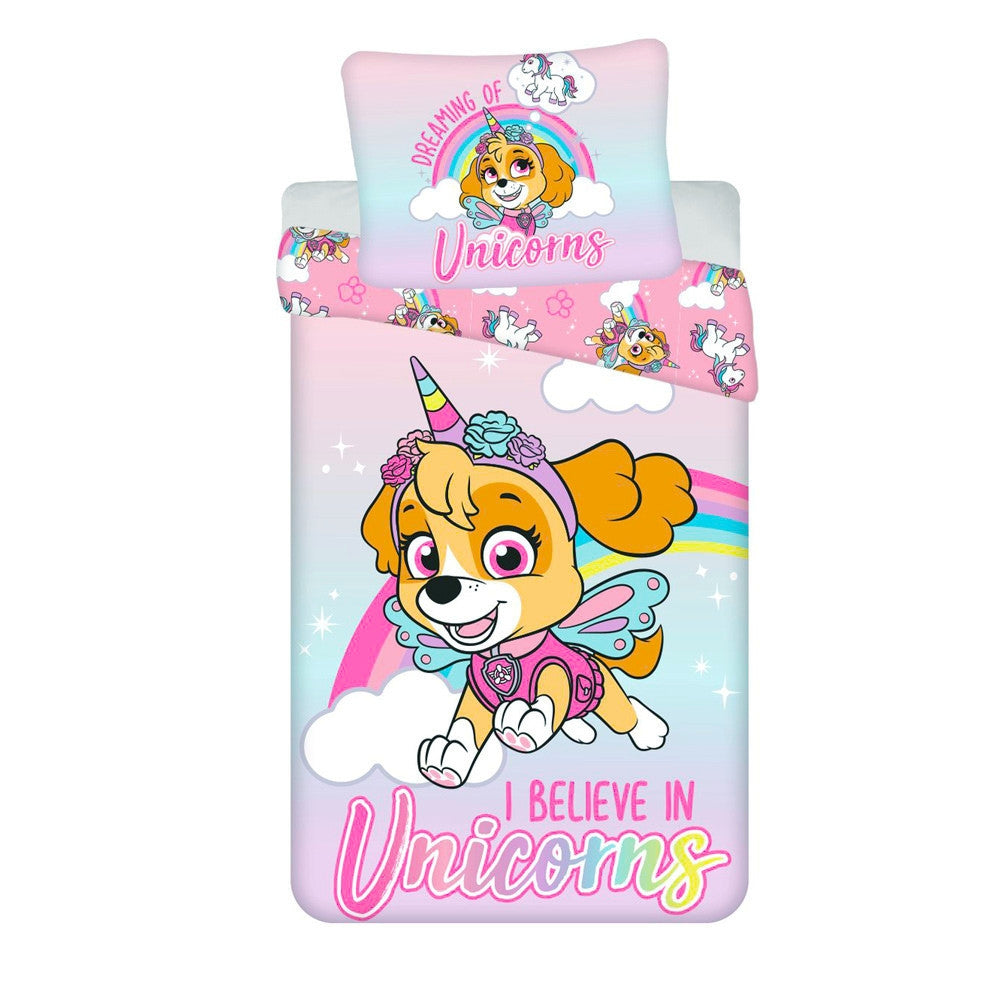 Paw Patrol Unicorn Sängkläder för Barn – 140x200 cm