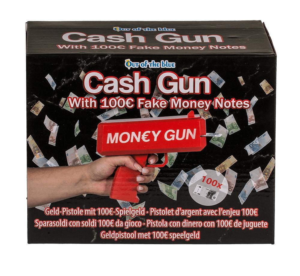 Pengarpistol / Money Gun - Skjuter ut sedlar - Pistol