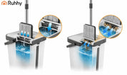 Platt Golvmopp 11L - Mopp med hink
