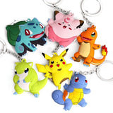 Pokemon Nyckelring - 6-Pack