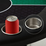 Pokerbord för Poker och Kortspel – 213 × 106 cm med Mugghållare