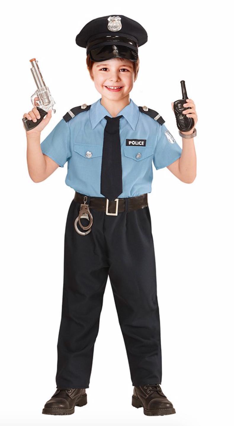 Polis Officer Barn - Maskeraddräkt