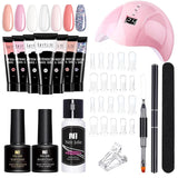 Poly Builder Gel Kit / Polygel med UV-lampa - Nail Art Naglar