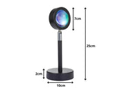 Projektorlampa / Solnedgångslampa - RGB LED med Fjärrkontroll