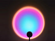 Projektorlampa / Solnedgångslampa - RGB LED med Fjärrkontroll