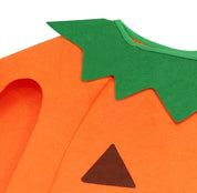 Pumpadräkt för Barn / Halloweenkostym - 3 Delar med Godispåse