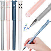 Raderbara Bläckpennor med Djurmotiv - 4-Pack