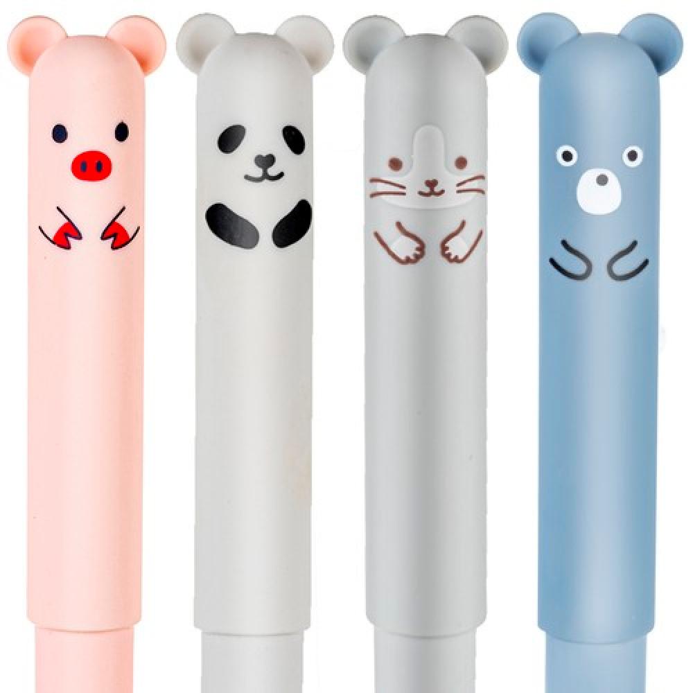 Raderbara Bläckpennor med Djurmotiv - 4-Pack