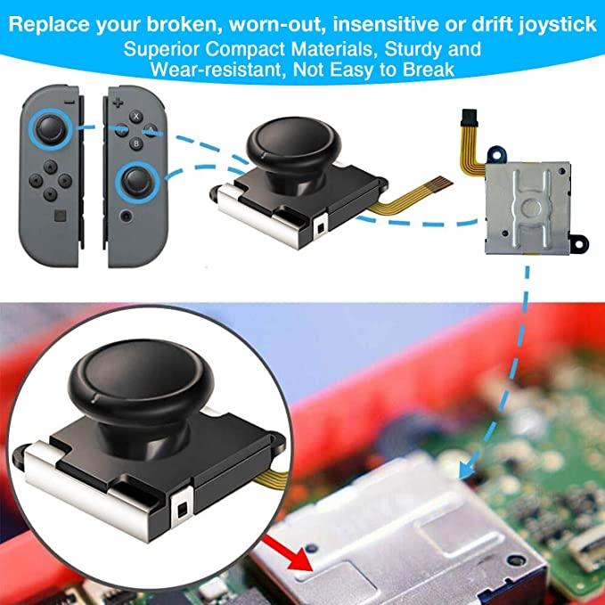 Reparationssats 25-delar – Kompatibel med Nintendo Switch