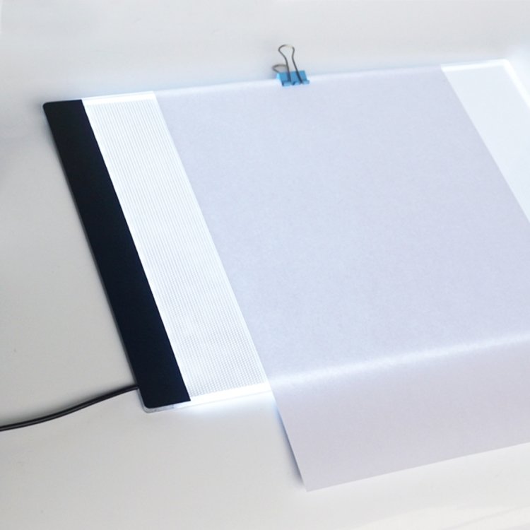 Ritplatta i A4 LED