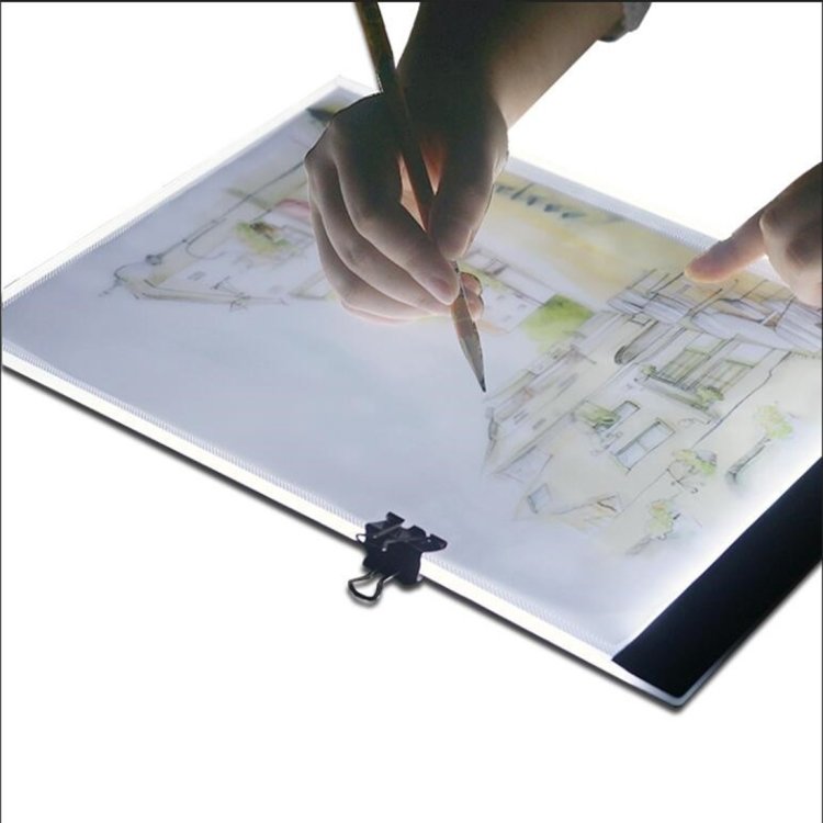 Ritplatta i A4 LED