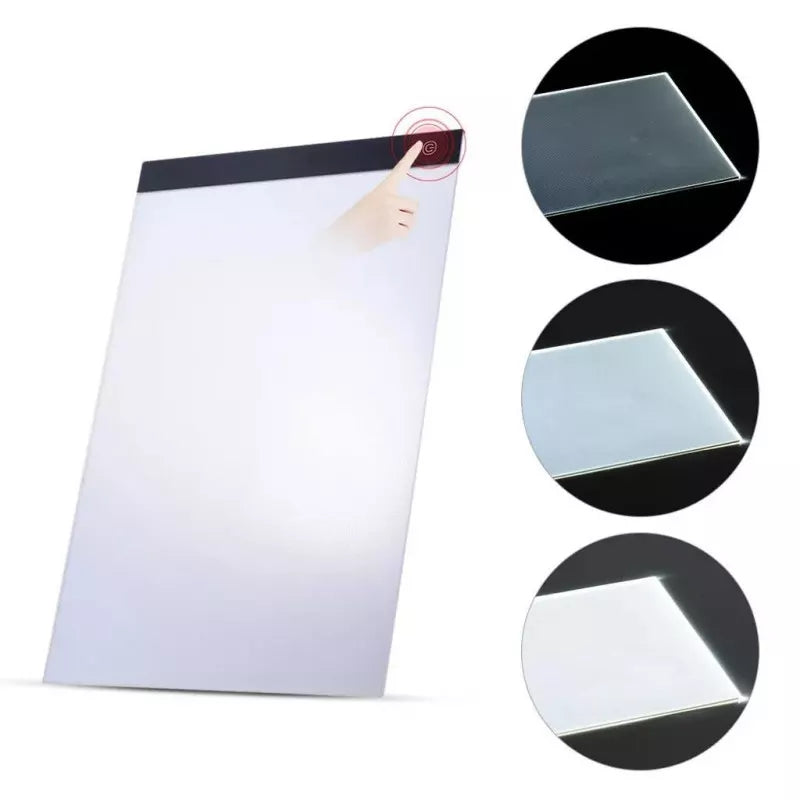 Ritplatta i A4 LED