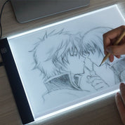 Ritplatta i A4 LED