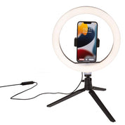 Selfie-lampa med Stativ för Mobil - LED