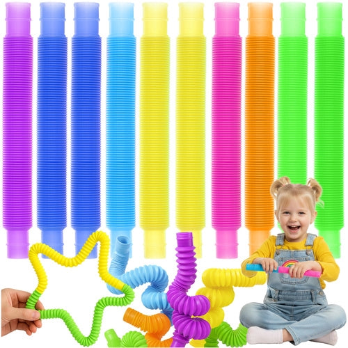 Sensoriska rör 10-pack - Lekset