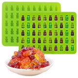 Silikonform Gummibjörnar - 100 Björnar - 2-Pack