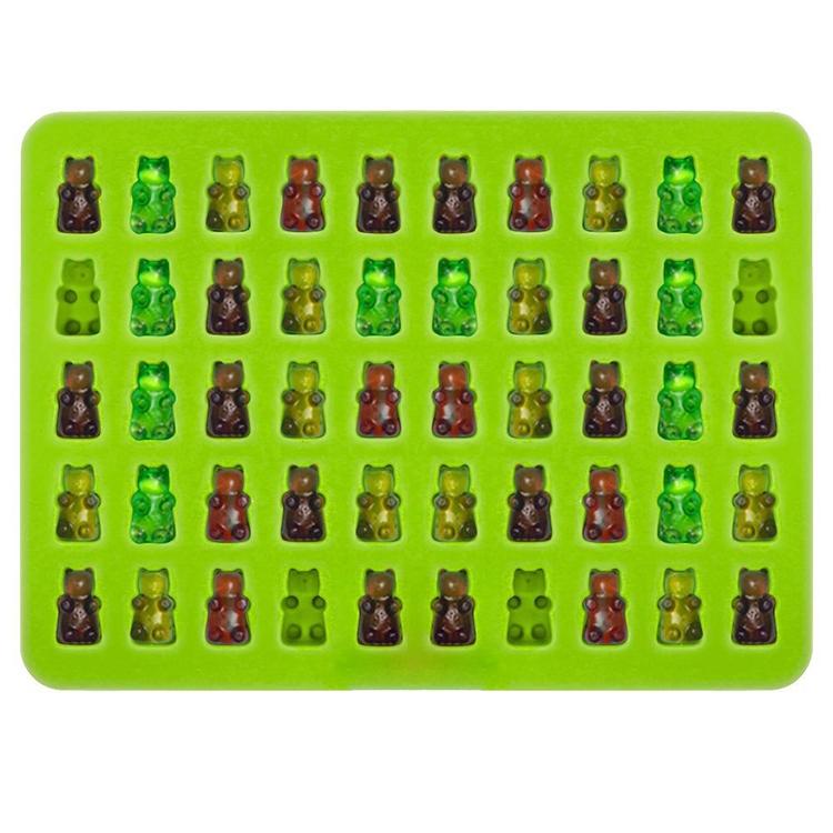 Silikonform Gummibjörnar - 100 Björnar - 2-Pack