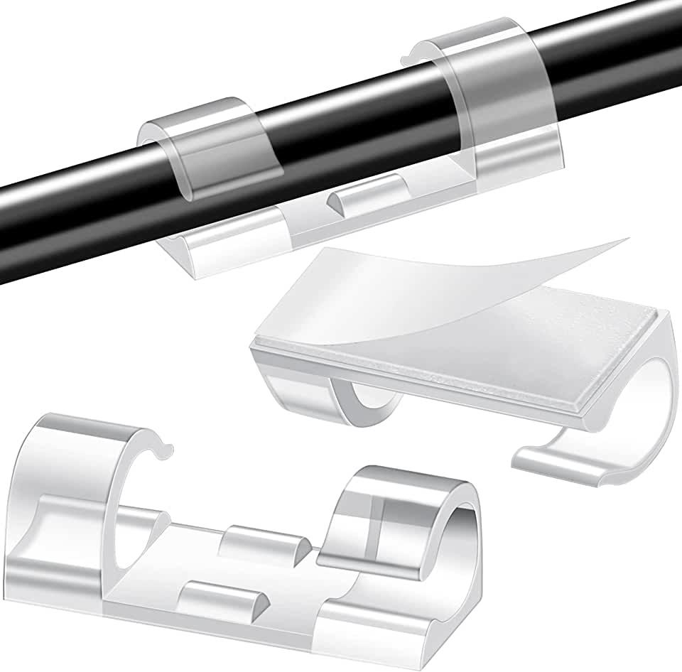 Självhäftande Kabelhållare - Välj Storlek & Antal!