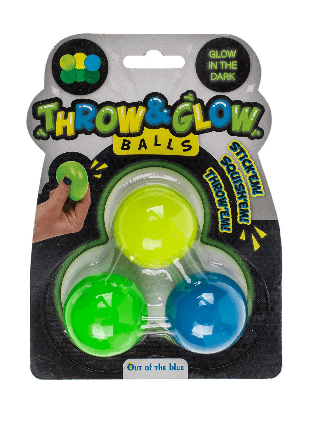 Självlysande Klämbollar - 3-Pack